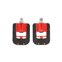 QINGCHEN Sun MS Pedales de Bicicleta Plegables universales 9/16 Pedal de Pedal Plegable de Aluminio Pedal de Pedal Plegable Pedal Compatible con BMX S características
