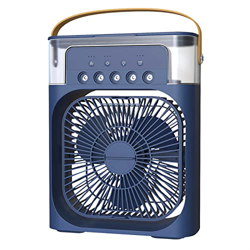 ZYKBB Mini Smart Air acondicionador Room Room Enfriamiento de Agua 5 Ventilador de Spray Humidificación de Escritorio USB Aire Acondicionado móvil (Co precio