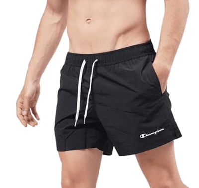 Champion Beachshorts Small Logo, Bañador para hombre, para Hombre, Nero, M