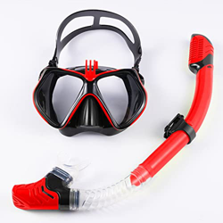 Gafas de Buceo Juego De Esnórquel Seco Juego De Esnórquel Esnórquel De Vidrio Templado Gafas De Buceo Máscara Juego De Esnórquel Suministros De Buceo  en oferta