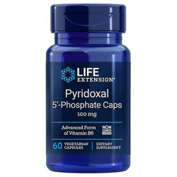 Life Extension, Pyridoxal-5-Phosphat, Depot, Cada 5 Días 1 Cápsula, 100mg, 60 Cápsulas vegetales, Probado en Laboratorio, Sin Gluten, Vegetariano, Sin precio