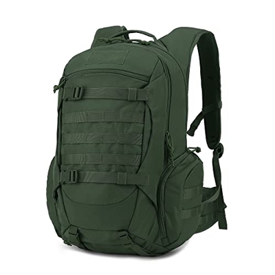Mardingtop 35L Mochila Militar, Mochilas Hombre Deportivas Mochila Tactica Senderismo Moto Deporte Viaje Playa Montaña Negra for Unisex