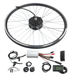 Keenso Kit de Conversión de Motor de Rueda Delantera de Bicicleta Eléctrica de 36 V, 250 W Y 26 Pulgadas con Pantalla LCD Impermeable IP65 características