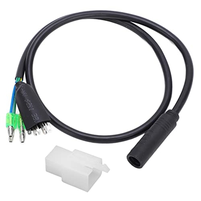 Cable de extensión de Motor de bicicleta eléctrica de 600mm, Cable de extensión de conversión de Motor, línea de conversión de 9 pines, conector imper