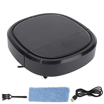 Aspirador Robot Aspirador Robot Aspirador de Escritorio 1200Pa Interruptor Táctil de Carga USB 442ml Robot de Limpieza de Caja de Polvo para Oficina e