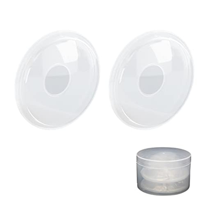 fengshan Colector de Leche para Leche Materna | Las Tazas de Silicona con protección contra Fugas reutilizan su Leche,Protectores de Leche Materna de 