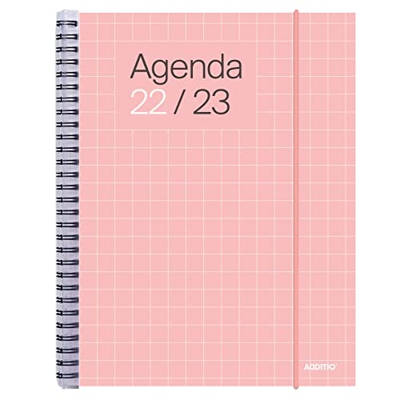 Additio A142-SV Agenda Universal Setmana Vista Rosa