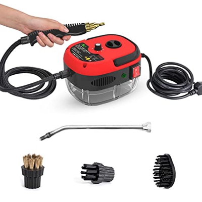 ZFHTAO Limpiador de Vapor presurizado de Mano, máquina de Limpieza de Vapor portátil Seis Engranajes Ajustables, 2500 W de Alta Potencia, ampliamente 