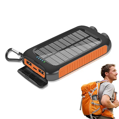 guner Cargador Solar 20.000 mAh, Cargadores solares para Dispositivos electrónicos, Paquete de batería portátil de Carga rápida para teléfono Intelige