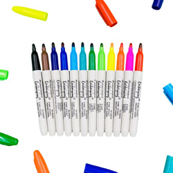 12 Rotuladores Mandalas Para Niños Y Adultos Rotuladores Lettering Caligrafia Para Perfilar Y Grandes Rellenos Con Tinta Homogénea En Papel Eva Foam C en oferta
