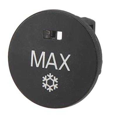Kadimendium Botón de Control de Clima del Calentador, Cubierta de Botón de Aire Acondicionado Duradera Resistente Al Desgaste ABS para 5 Series E60 E6