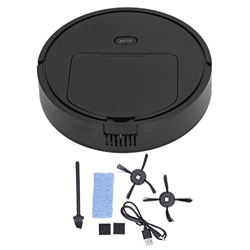 Qcwwy Robot de Barrido, 3 en 1 Mop Floor Sweep Robot Aspirador Carga USB 40db bajo Nivel de Ruido Silencioso Delgado Auto Robotic Aspiradoras Spray Po en oferta
