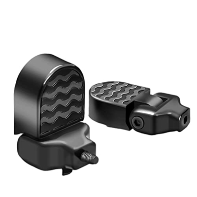 QINGCHEN Sun MS Pedales Traseros Bicicleta Bicicleta Footrest Pedal PE -Foot Peg Slip Platform Feet Anti Road Seats Footrests Footpegs Bycículo Sun MS