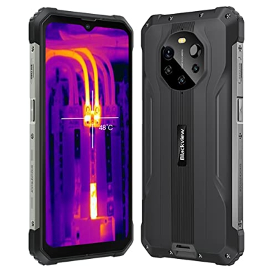 5G Imagen Térmica Smartphone Resistente Blackview BL8800 Pro, 50MP Cámara Cuádruple, Dimensión 700 8GB+128GB, 6.58'' FHD+ Pantalla, 8380mAh Batería 33
