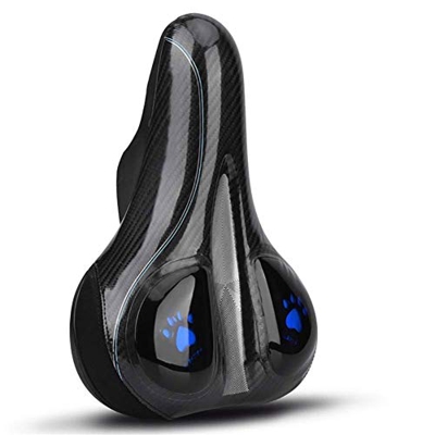 Asiento cómodo de la bicicleta, Gel de sílice Sillín de bicicleta PROFESIONALES A PROFESIONAL A prueba de agua Sillín de bicicleta para hombres, mujer