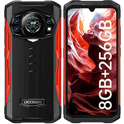 DOOGEE S98 Teléfono Móvil Resistente (2022) 8GB+256GB, 64MP+20MP Visión Nocturna, Moviles Antigolpes 6.3" FHD+ 6000mAh Movil Irrompible IP68 Impermeab