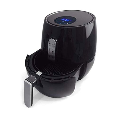 Freidora de Aire automática Freidora de Aire de Horno eléctrico Inteligente Freidora de Aire eléctrica de 5,2 L Cocina con Control de Temperatura, Ces