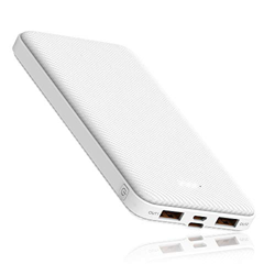 SLuB Power Bank 12000mAh Bateria Externa Carga Rapida Ultrafino Power Bank 2A Puertos Duales de Salida USB Indicador LED de Alimentación para iPhone,  en oferta