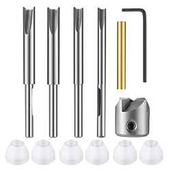 coserori de Recorte de Barril de Pluma de 13 Piezas con 6 Bujes de Pluma Juego de Recortadora de Molino de Bujes de Pluma Blanca para Kit de Pluma de  precio