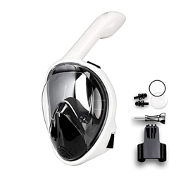 Gafas de Buceo Snorkeling Sambo Mask Full Face Diving Mirror Full Dry Snorkel Equipo De Natación Para Niños Y Adultos Con Fácil Respiración Y Diseño D en oferta