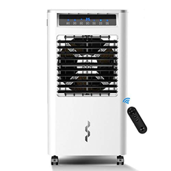 DEKD Aire Acondicionado Portatil Aire Acondicionado móvil Ventilador de Pedestal Tranquilo for casa/Dormitorio/Dormitorio/Oficina (Color : Black) en oferta