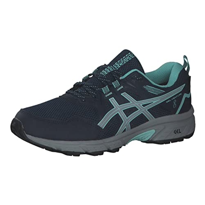 Asics Gel-Venture 8 WP, Trail Running Shoe Mujer, Mako Blue/Oasis Green, 38 EU