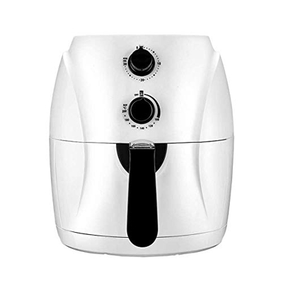 Freidora de Aire, Horno de Acero Inoxidable sin Aceite y Tiempo de Temperatura Ajustable, Pantalla táctil y Perilla, Cesta Antiadherente y Estante inc