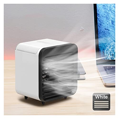 ZYKBB Ventilador de escritorio de aire acondicionado portátil USB Humidificador de ventilador de niebla de enfriamiento de la mesa de enfriamiento de 