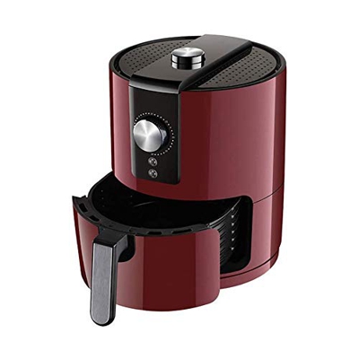 Freidora eléctrica de Acero Inoxidable de 3,5 QT y 1400W, Horno Tostador sin Aceite, freidora eléctrica Profunda, Cocina para Pizza y Pollo, precalent