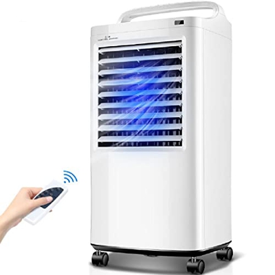 ZYKBB Ventilador de Agua Aire Acondicionado Refrigeramiento Ventilador frío 8L Humidificación cronometrada Humidificación Aire Acondicionado móvil (Co