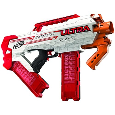 Lanzador motorizado Nerf Ultra Speed - 24 Dardos Nerf AccuStrike Ultra - Solo Funciona con Dardos Nerf Ultra