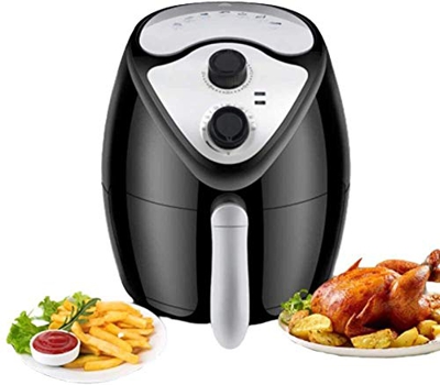 Freidora de Aire Antiadherente PanDigital Freidora de Aire compacta Horno Cocina 7 preajustes Simples Control de Temperatura preciso con Temporizador 