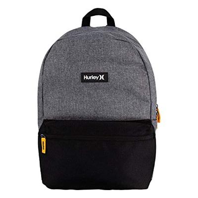 Hurley Mochila One and Only para niños, Una y única mochila, Gris Brezo, Large