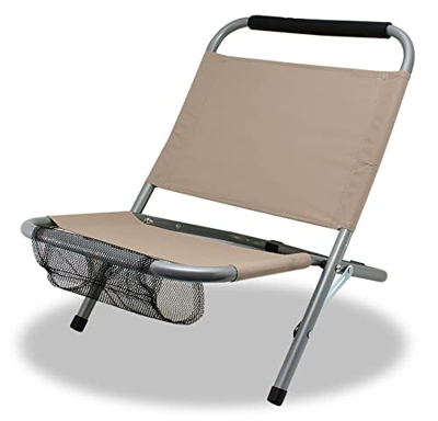 GREATOOL Silla de Playa Plegable 62x47xH47CM, Pack 2, Silla Respaldo Fijo Cómodo, Estructura de Aluminio Ligera, Tela de Textileno,Silla de Camping Pl