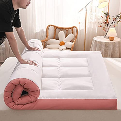 Matratze Colchón De Piso De Futón Grueso Cojín De Dormir Enrollable Plegable Japonés Colchoneta Portátil Para Acampar Cojín De Cama De Invitados Colch
