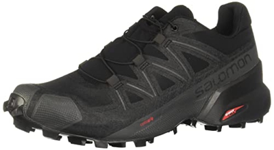 Salomon, Running Shoes Hombre, Negro Black Black Phantom, 46 EU