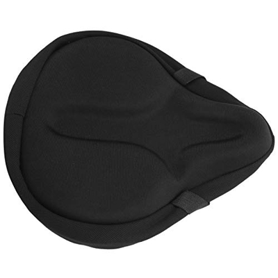 Funda de asiento de bicicleta de fibra de poliuretano, funda de asiento de bicicleta transpirable, funda de asiento de bicicleta de montaña, cojín de 