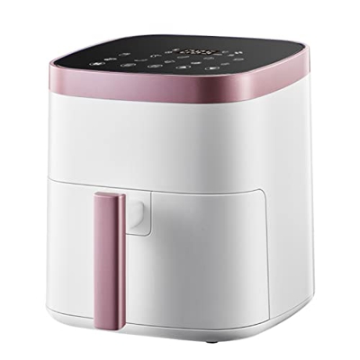 VGAGV Air Fryer 6L, Cocción para 2, 10 Funciones De Cocción, Control Inteligente, Fácil De Usar, Apto Lavavajillas, Antiadherente Y Apto Lavavajillas 