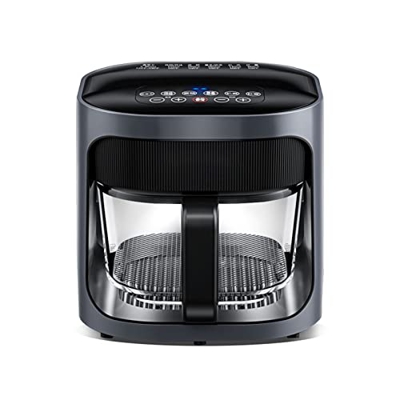 VGAGV Horno De Freidora De Aire, Combo De Horno Tostador De Freidora De Aire De 4,5 L, Freidoras De Aire De 1200 W, Freidoras De Aire De 7 Recetas Pre