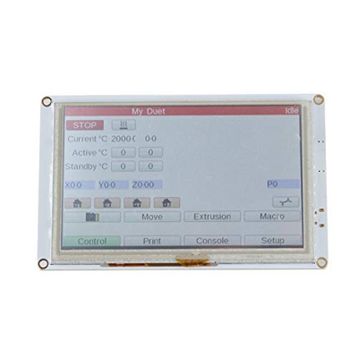 WENJIA Panel de 5 Pulgadas Panel 5 de Color LCD Integrado Paneldue Controlador de Pantalla táctil Compatible con DuetWifi Duet 2 Piezas de Impresora 3