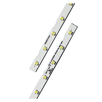 1Set a 10Ste New2 LED 8 LED Flight Strip compatible con Samsung UE43NU7100U AOT_43_NU7100F UE43NU7120U UE43NU7170U BN96-45954A UE43NU7100 (Emitting Co
