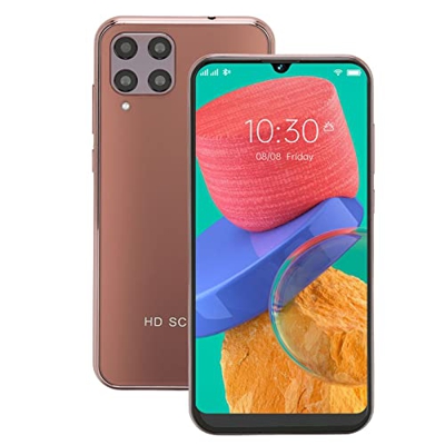 Teléfono Móvil, 4GB RAM 64GB ROM Smartphone Desbloqueado 6.53in IPS HD Pantalla 13MP Cámara Trasera Detección de Identificación Facial 4000mAh Batería