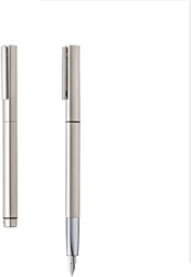 Fuente Pen for escribir Metálico Fuente Oficina de Negocios Fuente Fuente Pen Ink Pen a la pluma de los hombres Pen de acero inoxidable Regalización d precio
