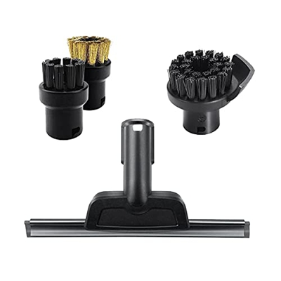 LANGshaw Cuchilla de Limpieza de Pincel Redondo de reemplazo Compatible con Karcher SC1 SC2 SC3 SC4 SC5 SC7 CTK10 CTK20 Limpiador a Vapor Leisurely (C