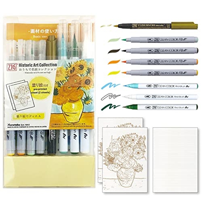 Kuretake ZIG HISTORIC ART Collection acuarela con V.Van GoGH
