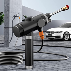 Lavadora a presión de Mano de 290 PSI, Lavadora a presión portátil inalámbrica con Dos baterías, Dos boquillas (0°, 40°), Limpiador de energía portáti en oferta