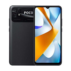 Poco C40 - Smartphone 4+64GB, 6.71” DotDisplay, CPU JLQ JR510 Octa-Core Up to 2.0GHz, 13MP Dual Camera, 6000mAh, Power Black (Versión ES + 3 Años de G en oferta