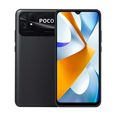 Poco C40 - Smartphone 4+64GB, 6.71” DotDisplay, CPU JLQ JR510 Octa-Core Up to 2.0GHz, 13MP Dual Camera, 6000mAh, Power Black (Versión ES + 3 Años de G
