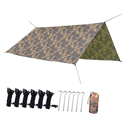 SM SunniMix Heavy Duty Tienda Hamaca Picnic Mat Lluvia Mosca Sol Refugio para Dosel Libre características