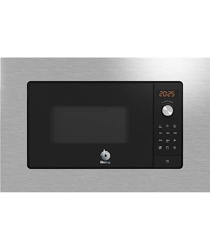Balay 3CG6142X3 - Microondas, electrónico, Encastrable con marco, 38 cm, 20 l, 5 F, Aqualisis, Ap. lateral izquierda, 8 recetas, Plato giratorio 27 cm precio